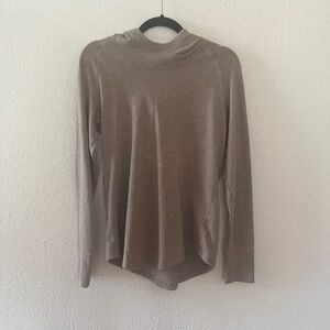 Columbia taupe mockneck hoodie
